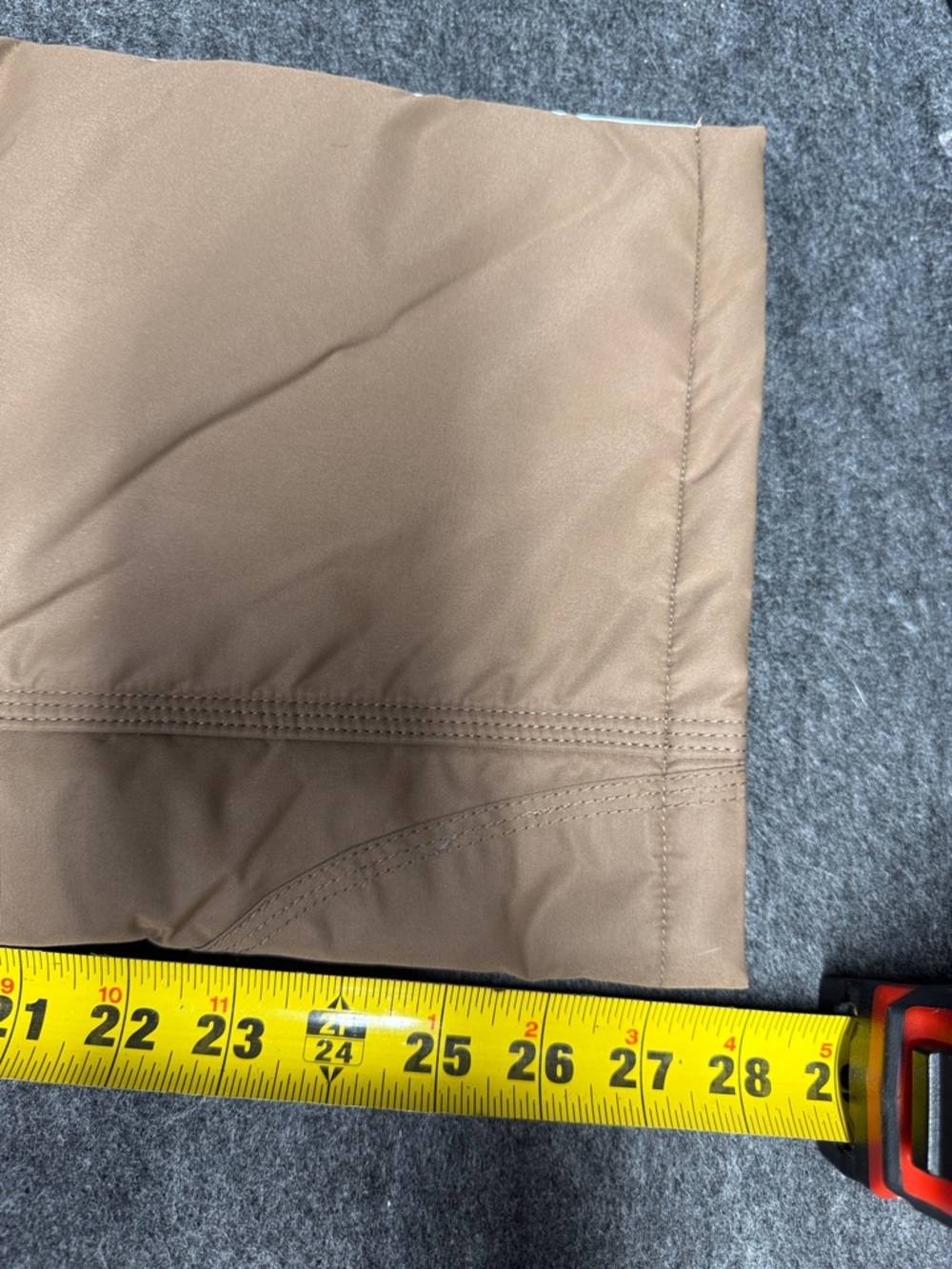 WearGuard Men's Tan Insulated Snow Bib Overalls - Picture 6 of 8